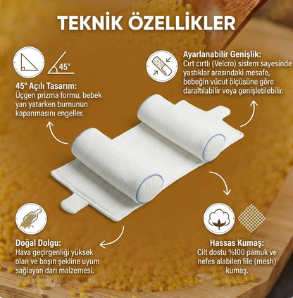 Baby PUF Ortopedik Bebek Kafa Yastığı
